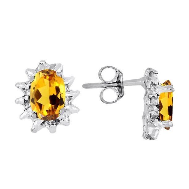 April Genuine White Topaz Gemstone .925 Sterling Silver Round Stud Earrings April Genuine White Topaz Gemstone .925 Sterling Silver Round Stud Earrings